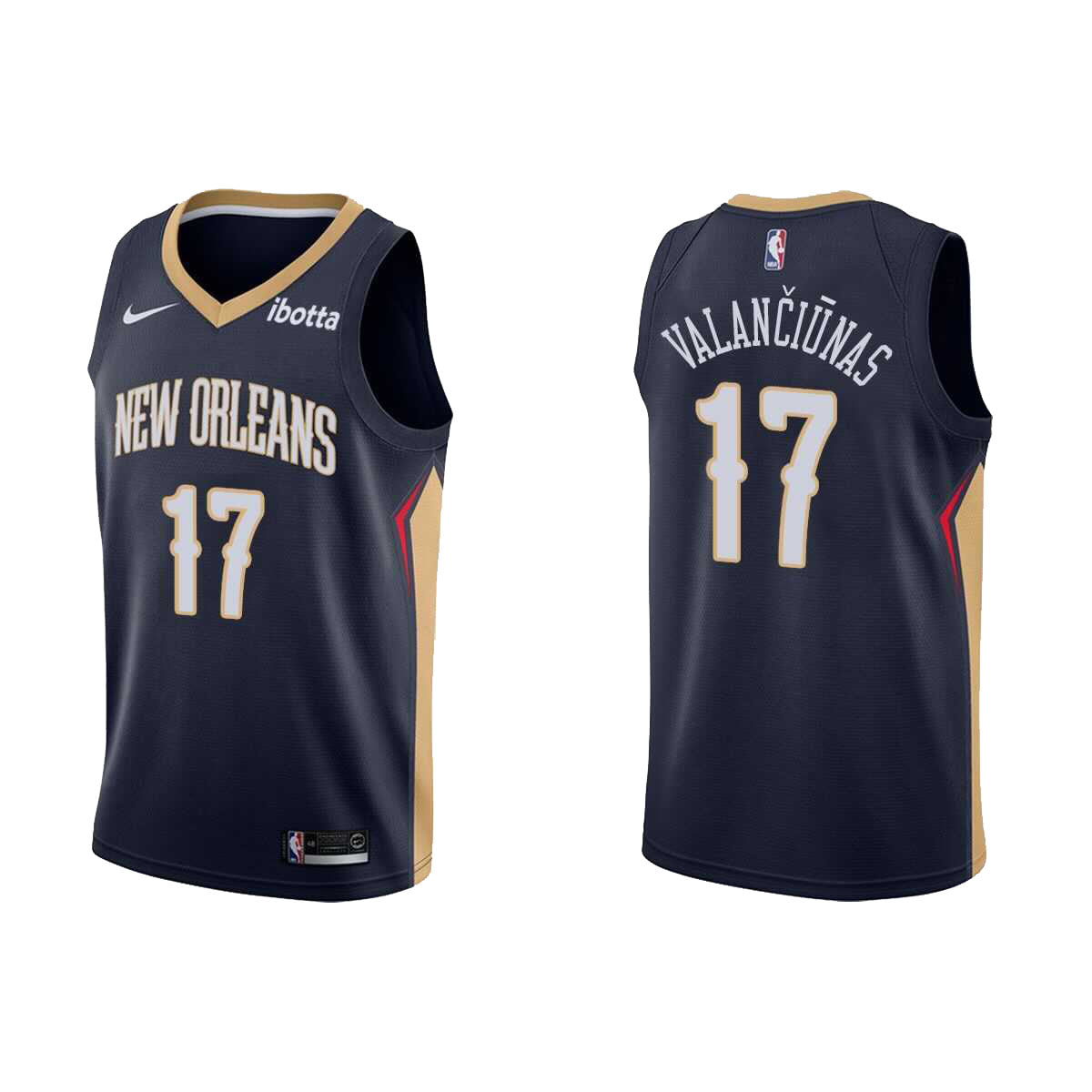 Basketball Jonas Valanciunas New Orleans Pelicans 17 Jersey