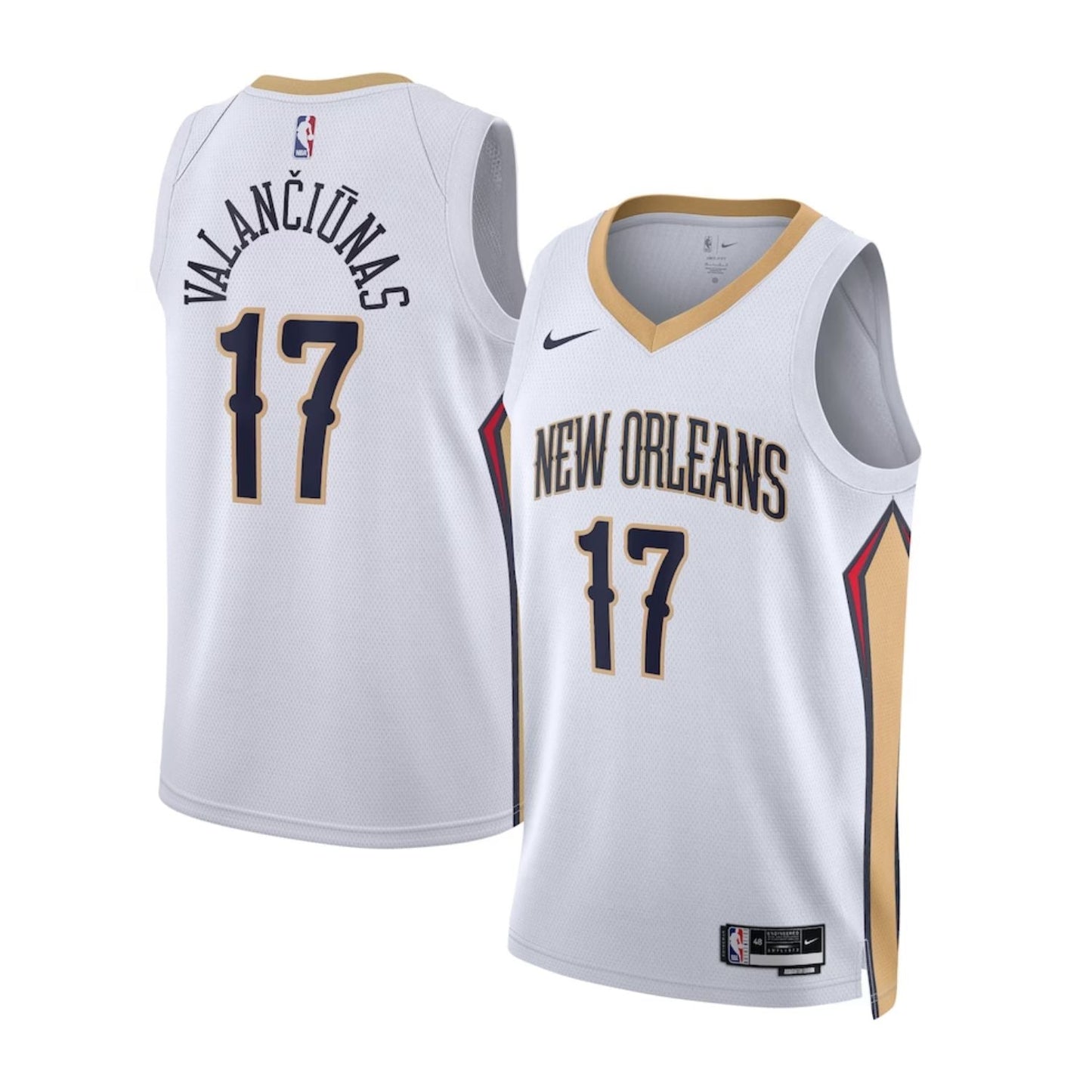 Basketball Jonas Valanciunas New Orleans Pelicans 17 Jersey