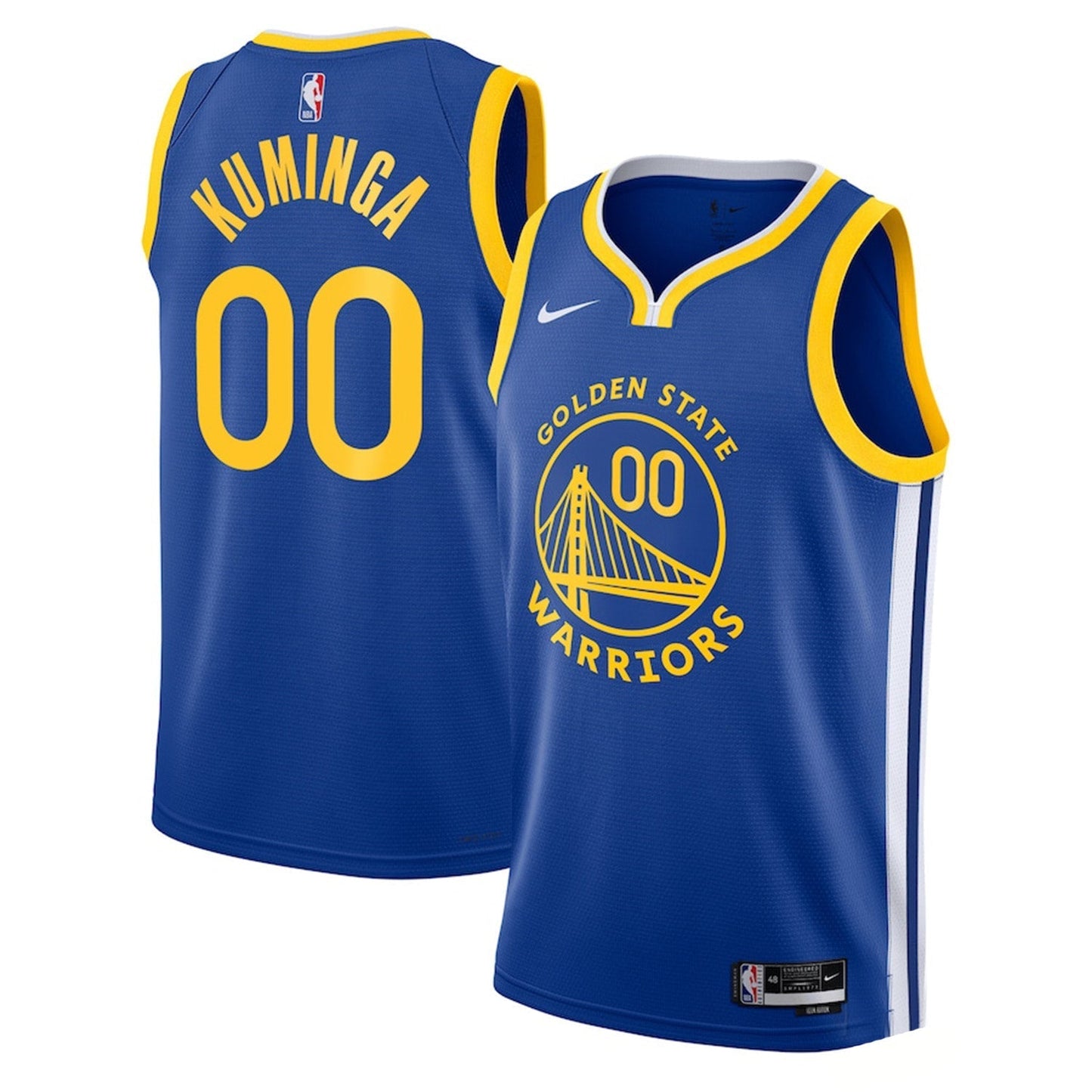 Jonathan Kuminga Golden State Warriors 00 Jersey