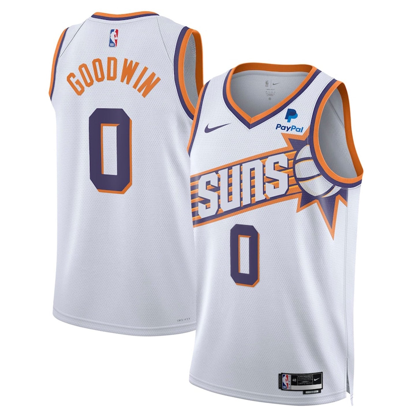 Basketball Jordan Goodwin Phoenix Suns 0 Jersey