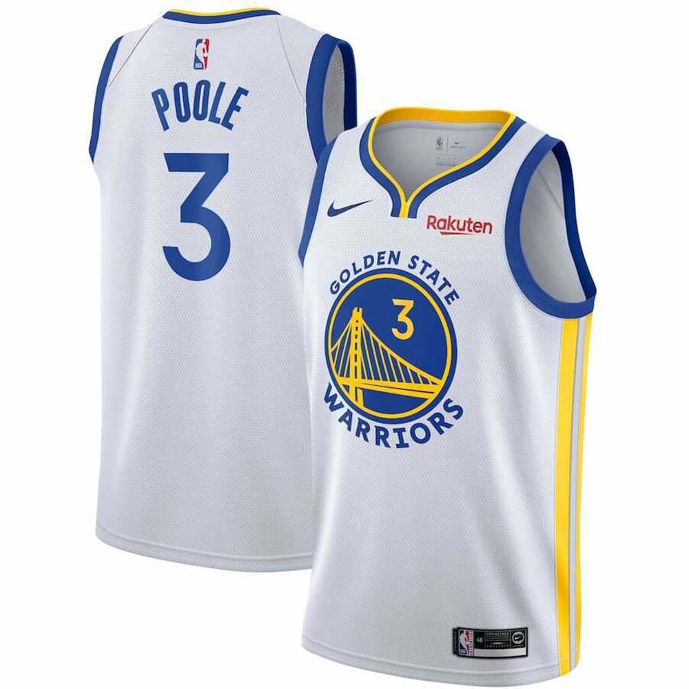 Basketball Jordan Poole Golden State Warriors 3 Jersey