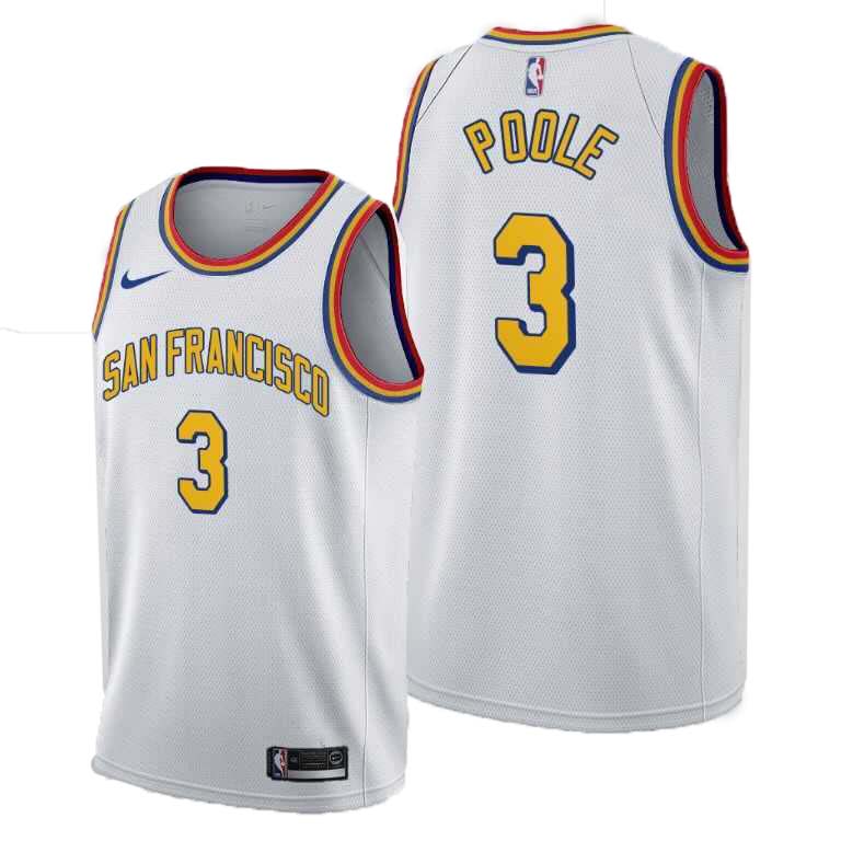 Basketball Jordan Poole Golden State Warriors 3 Jersey