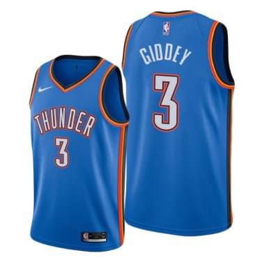Basketball Josh Giddey Oklahoma Thunder 3 Jersey