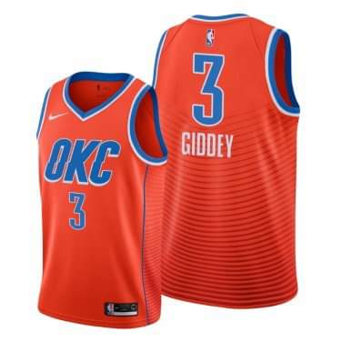 Basketball Josh Giddey Oklahoma Thunder 3 Jersey
