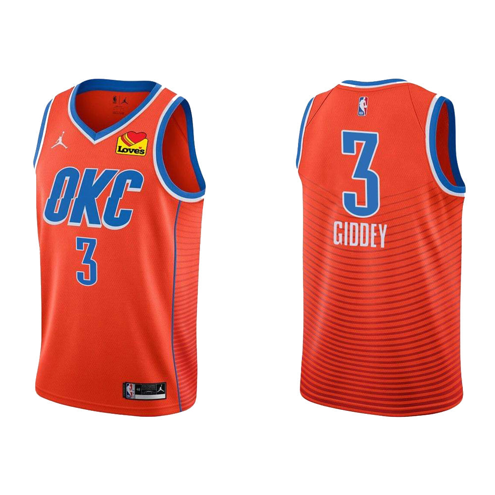 Basketball Josh Gidey Oklahoma City Thunder 3 Jersey