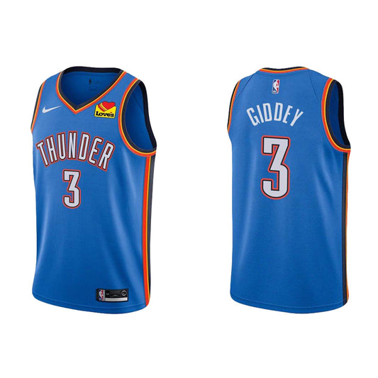 Josh Gidey Oklahoma City Thunder 3 Jersey