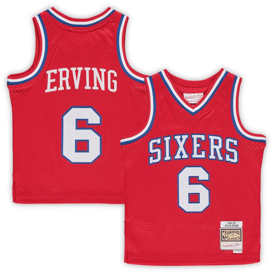 Basketball Julius Erving Philadelphia 76ers 6 Jersey