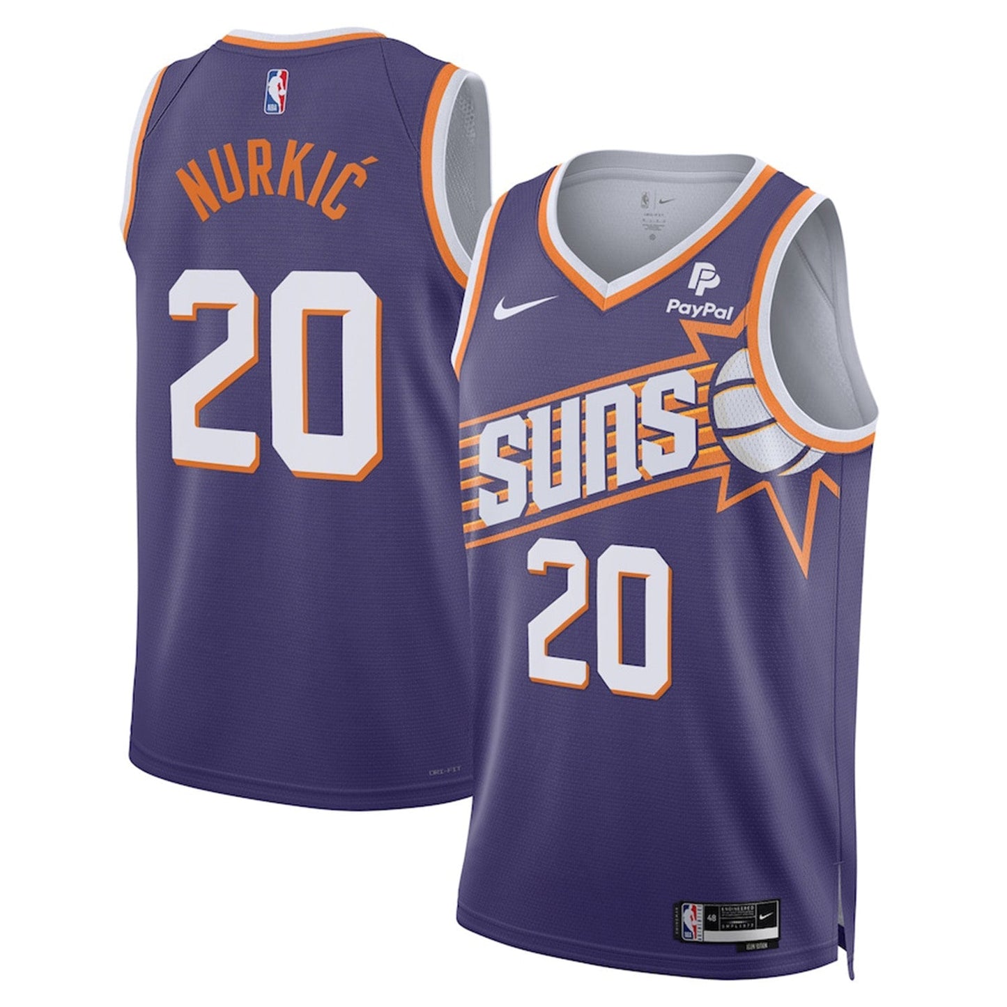 Basketball Jusuf Nurkic Phoenix Suns 20 Jersey