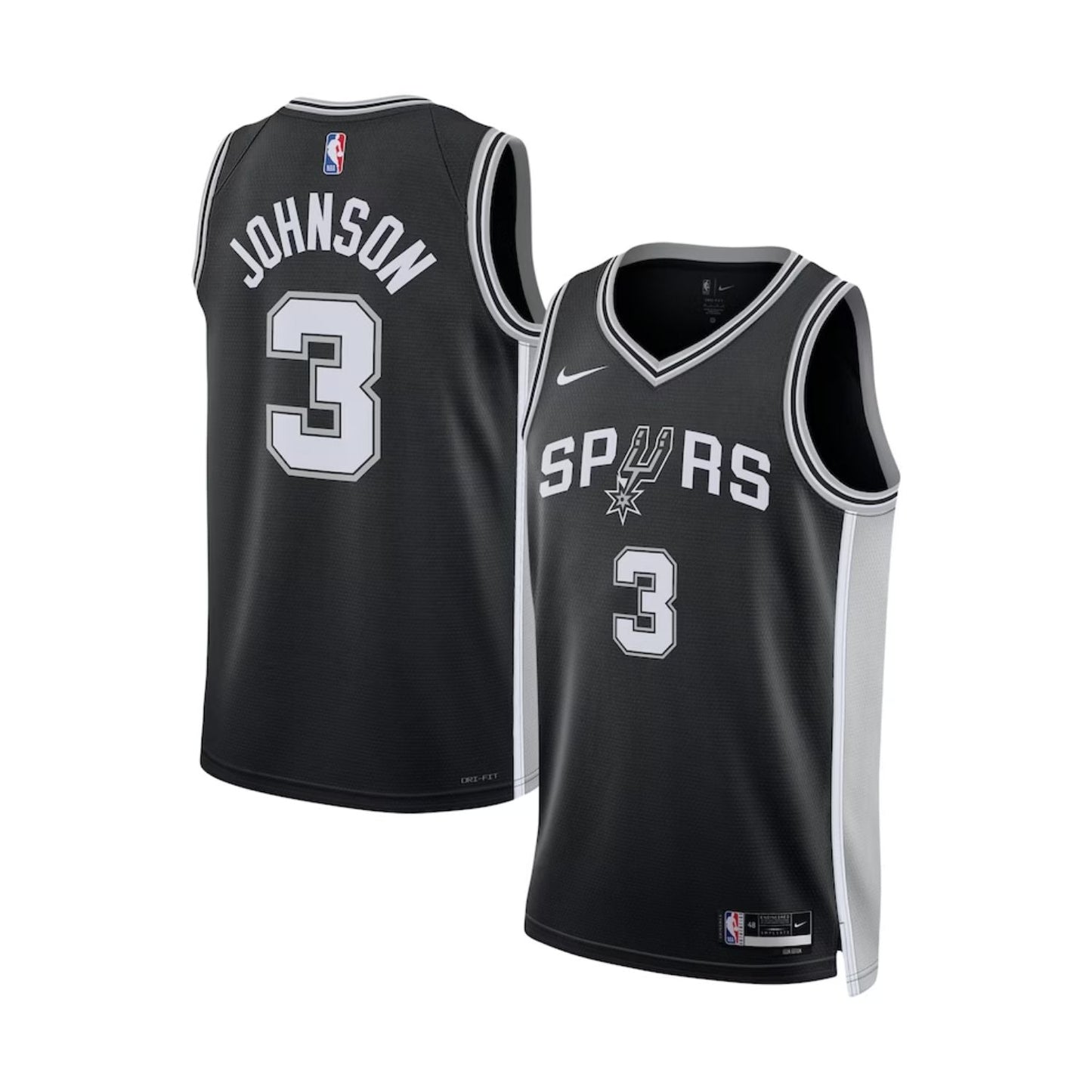 Keldon Johnson San Antonio Spurs 3 Jersey
