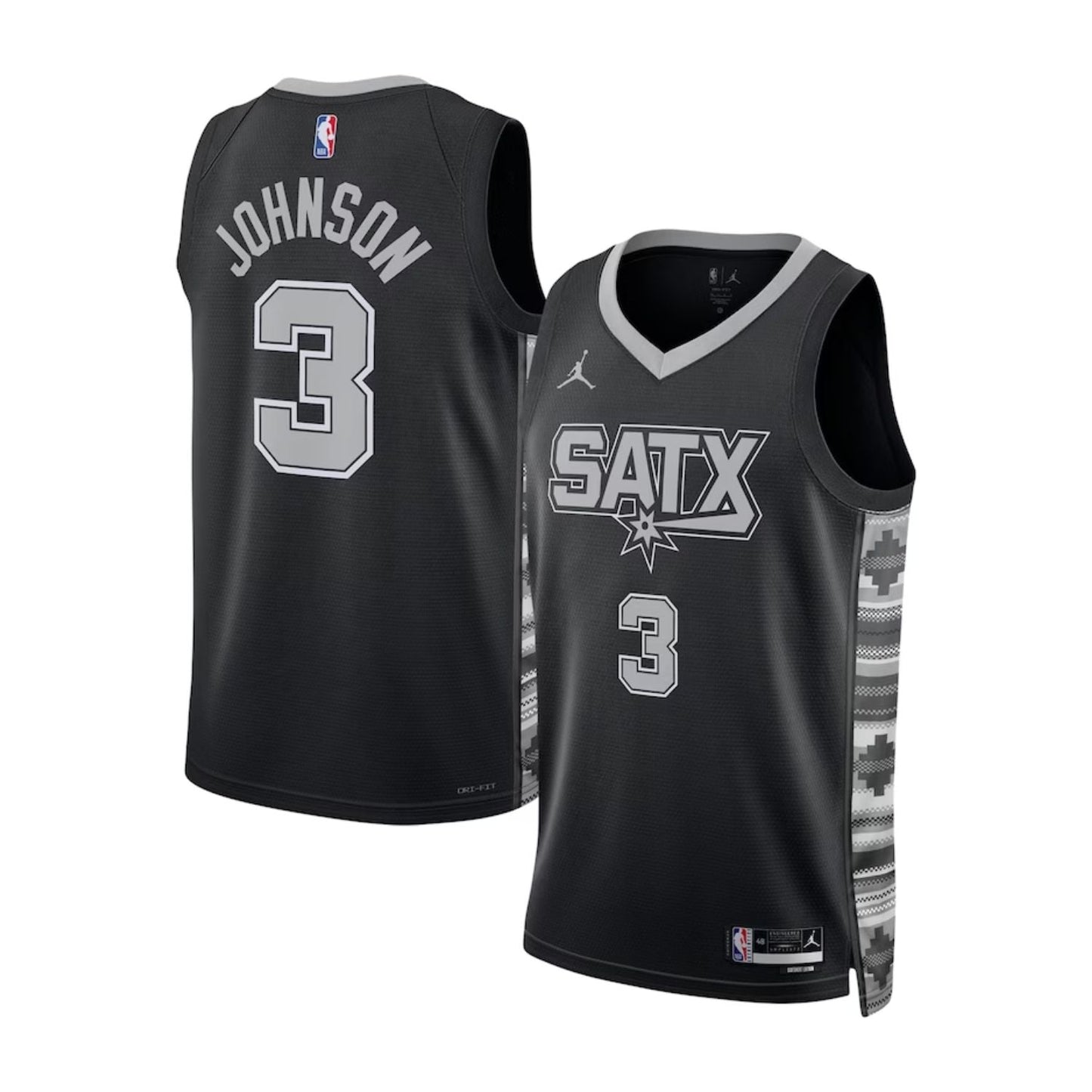Basketball Keldon Johnson San Antonio Spurs 3 Jersey