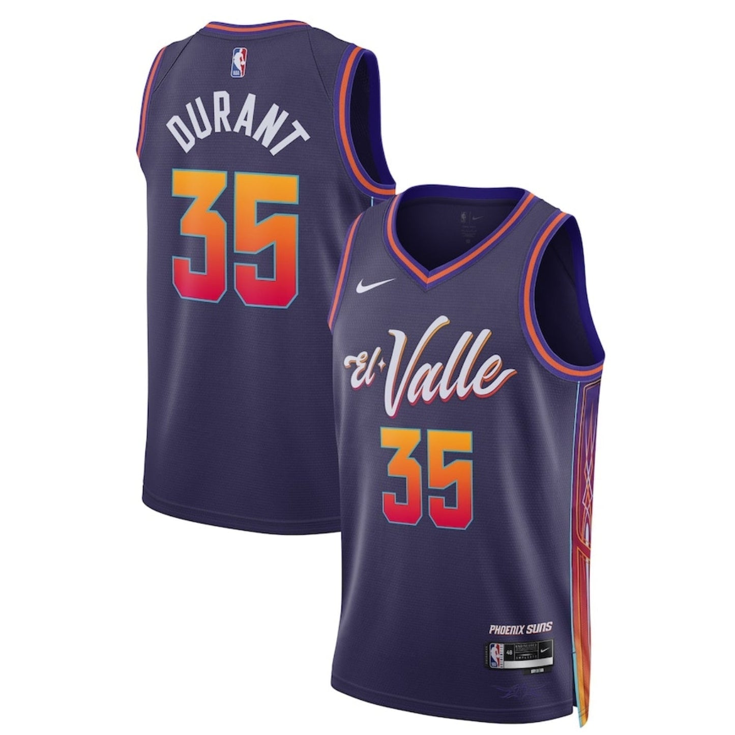 Kevin Durant Pheonix Suns 35 Jersey