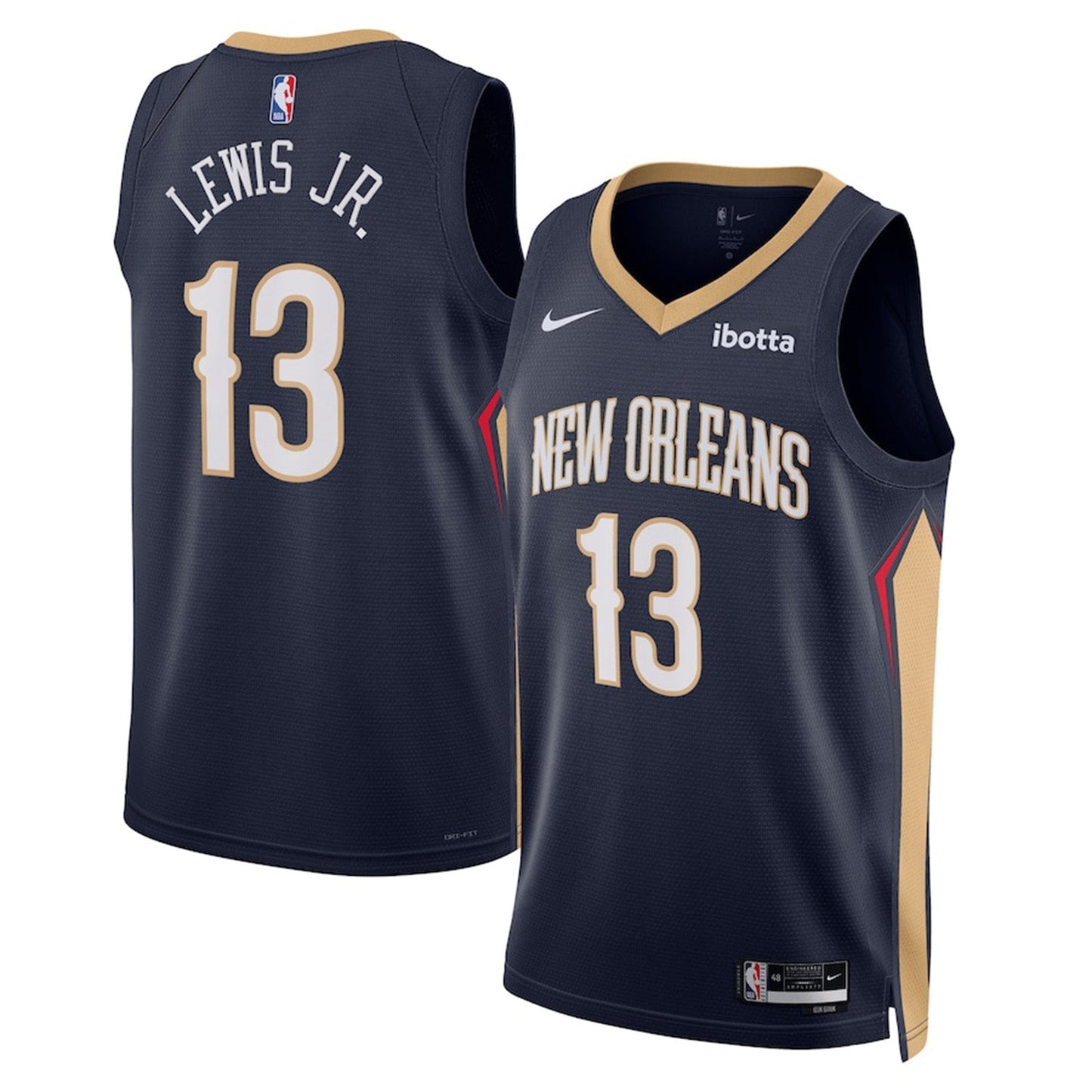 Basketball Kira Lewis Jr New Orleans Pelicans 13 Jersey