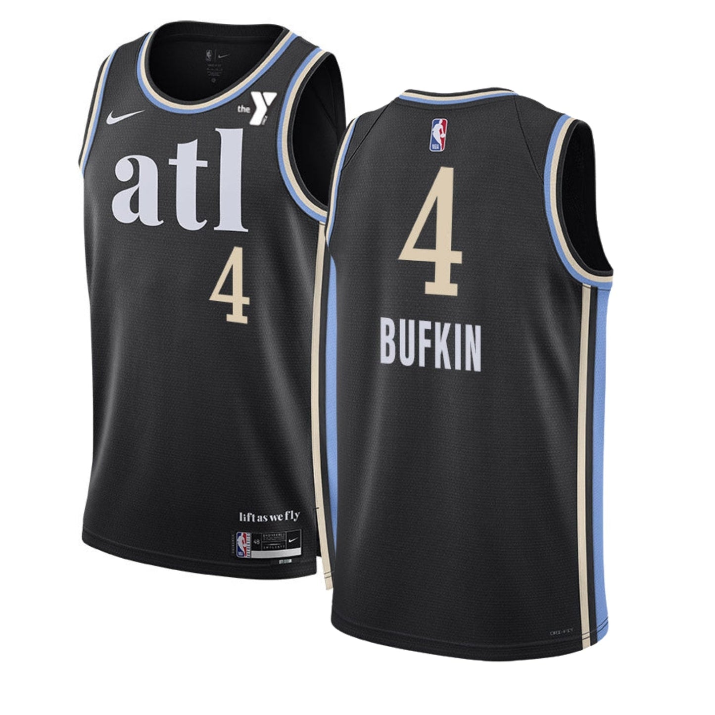 Kobe Bufkin Atlanta Hawks 4 Jersey