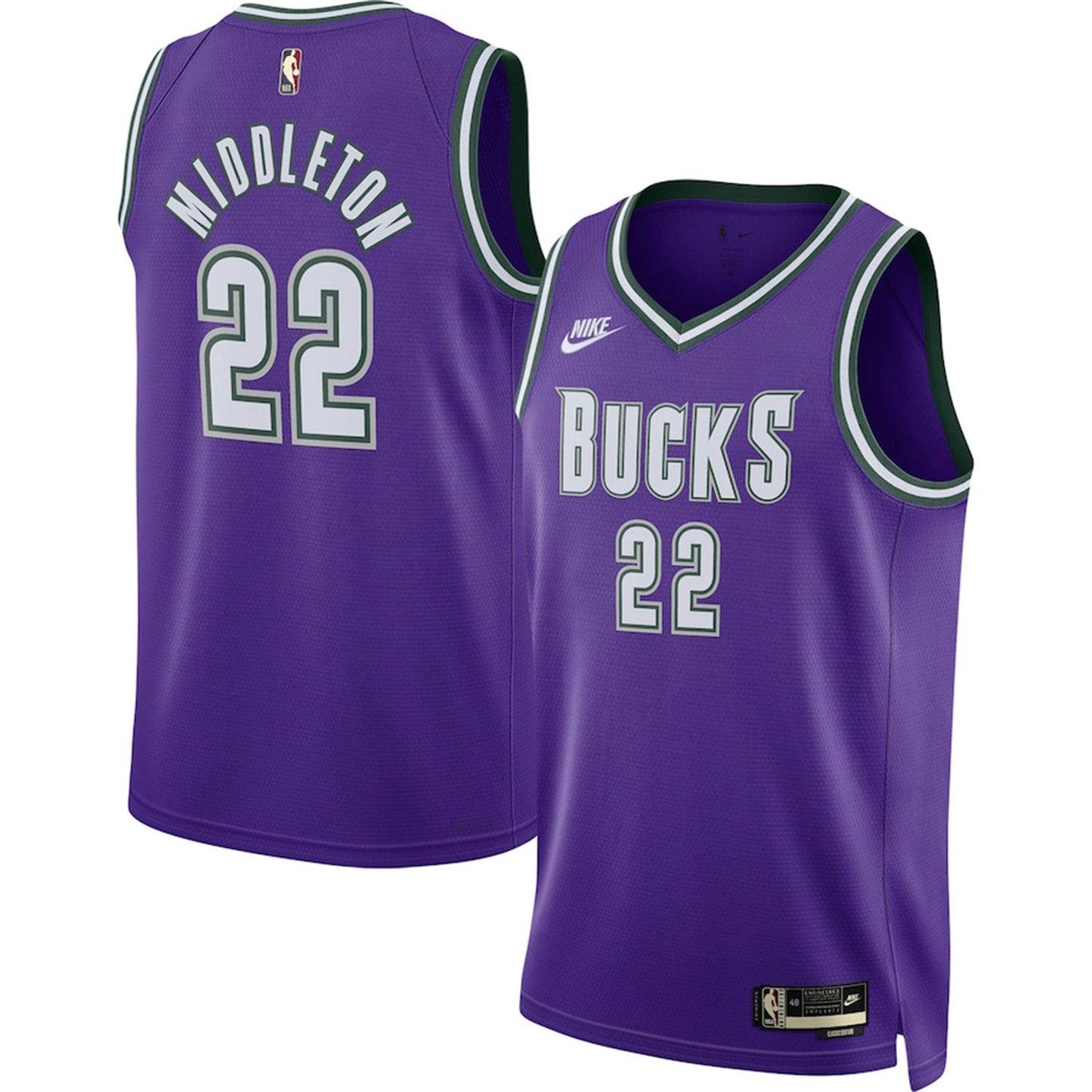 Basketball Kris Middleton Milwaukee Bucks 22 Jersey