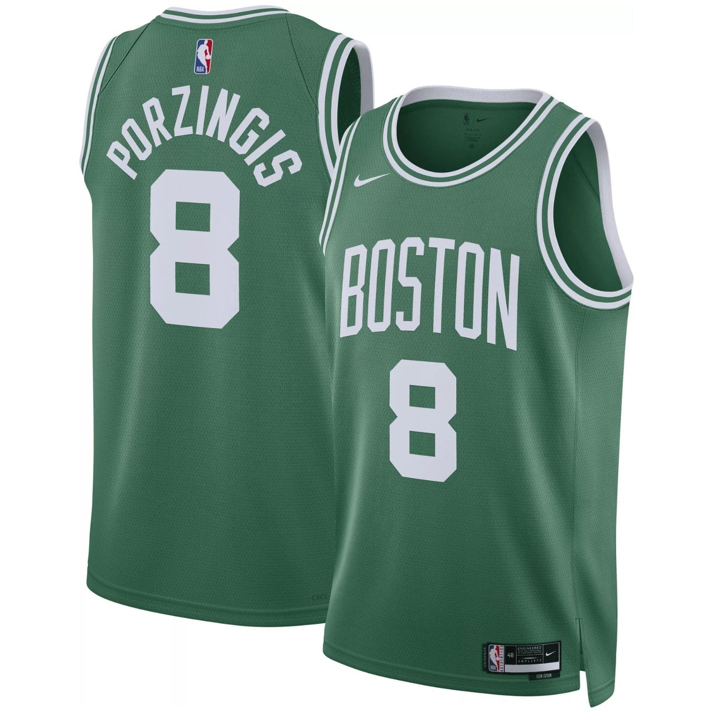 Kristaps Porzingis Boston Celtics 8 Jersey