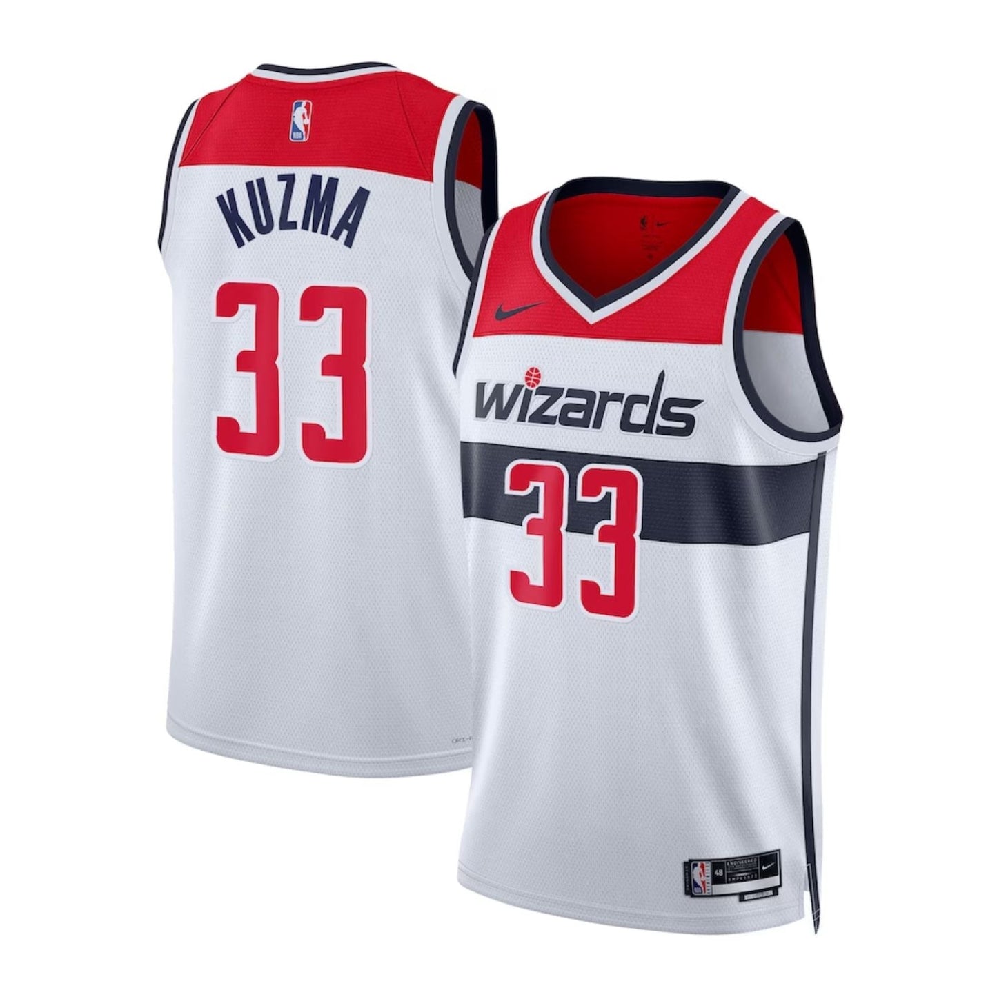 Basketball Kyle Kuzma Washington Wizards 33 Jersey