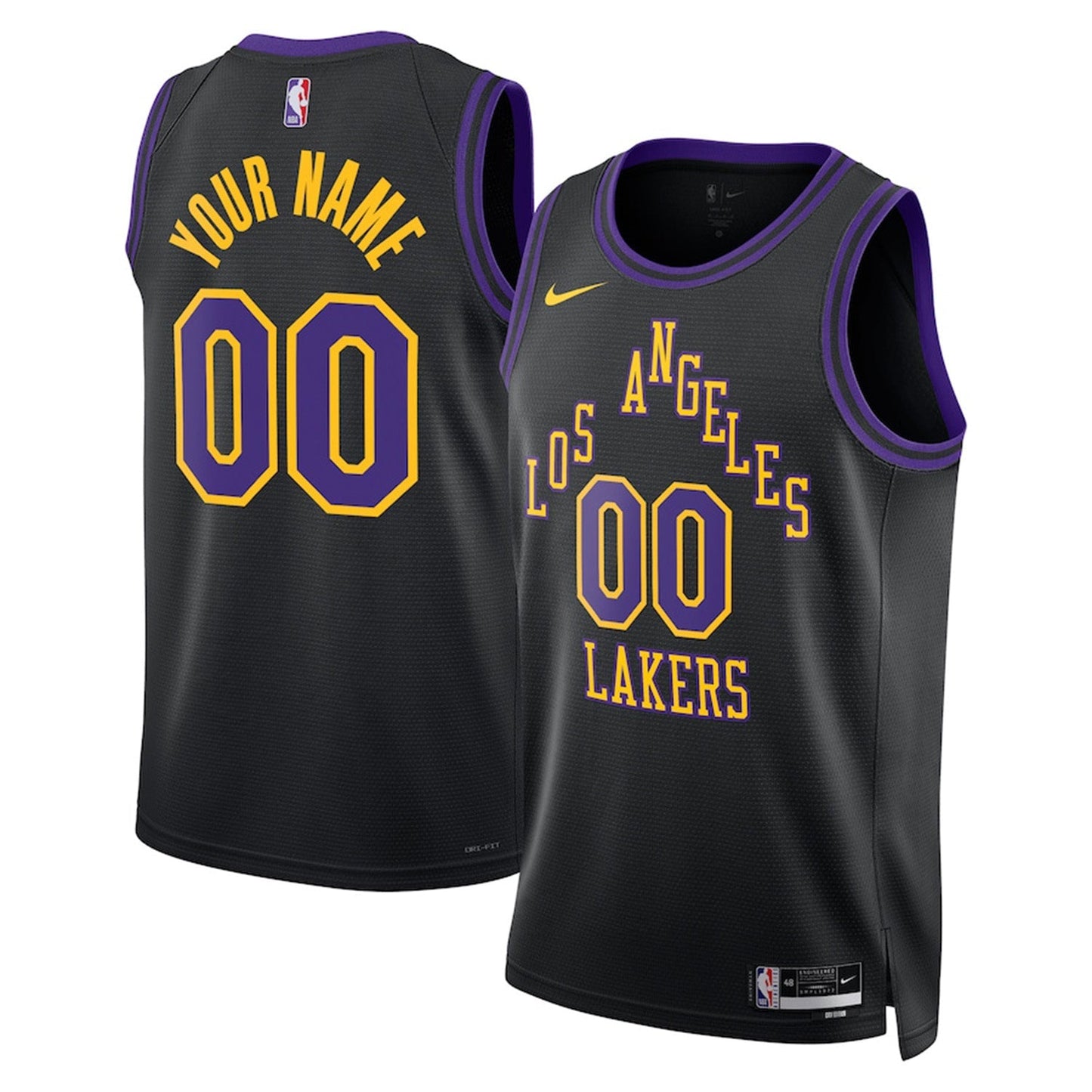 Basketball Los Angeles Lakers Blank Custom Jersey