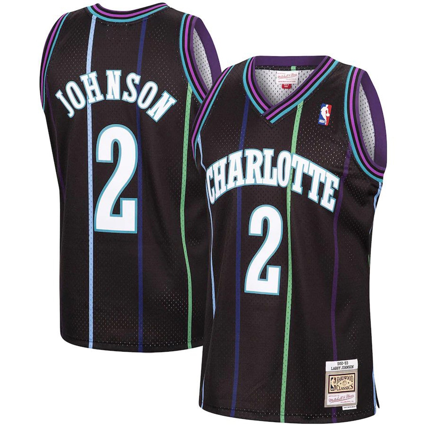 Larry Johnson Charlotte Hornets 2 Jersey