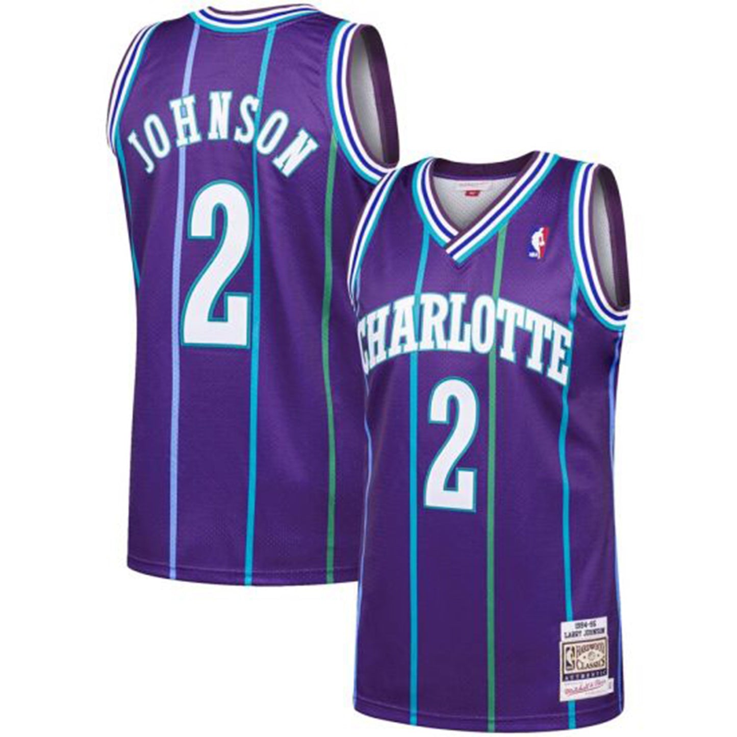 Basketball Larry Johnson Charlotte Hornets 2 Jersey