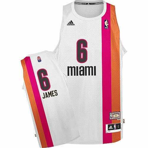 Basketball LeBron James Miami Heat 6 Jersey