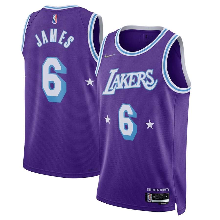 Basketball Lebron James Los Angeles Lakers 6 Jersey