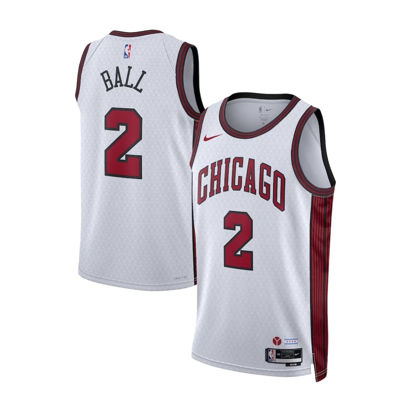 Lonzo Ball Chicago Bulls 2 Jersey