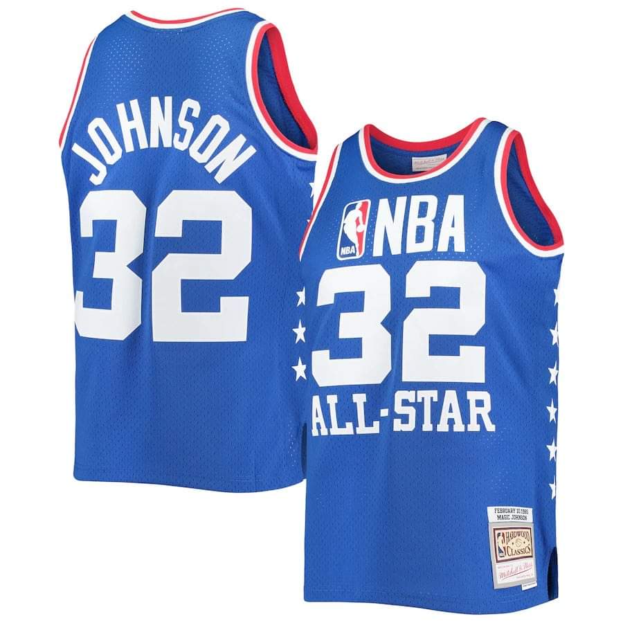 Magic Johnson All-Star West 32-1985 Jersey