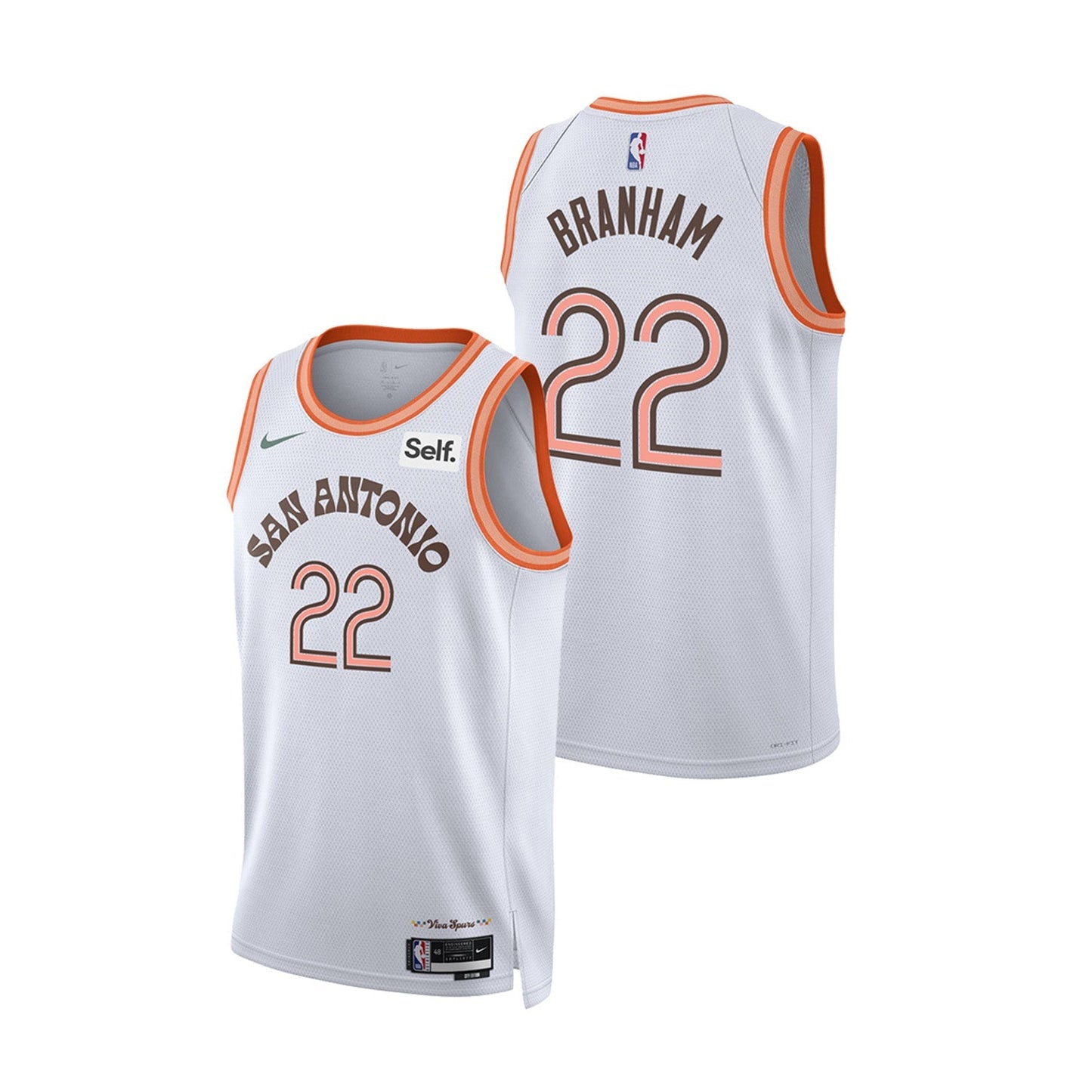 Basketball Malaki Branham San Antonio Spurs 22 Jersey
