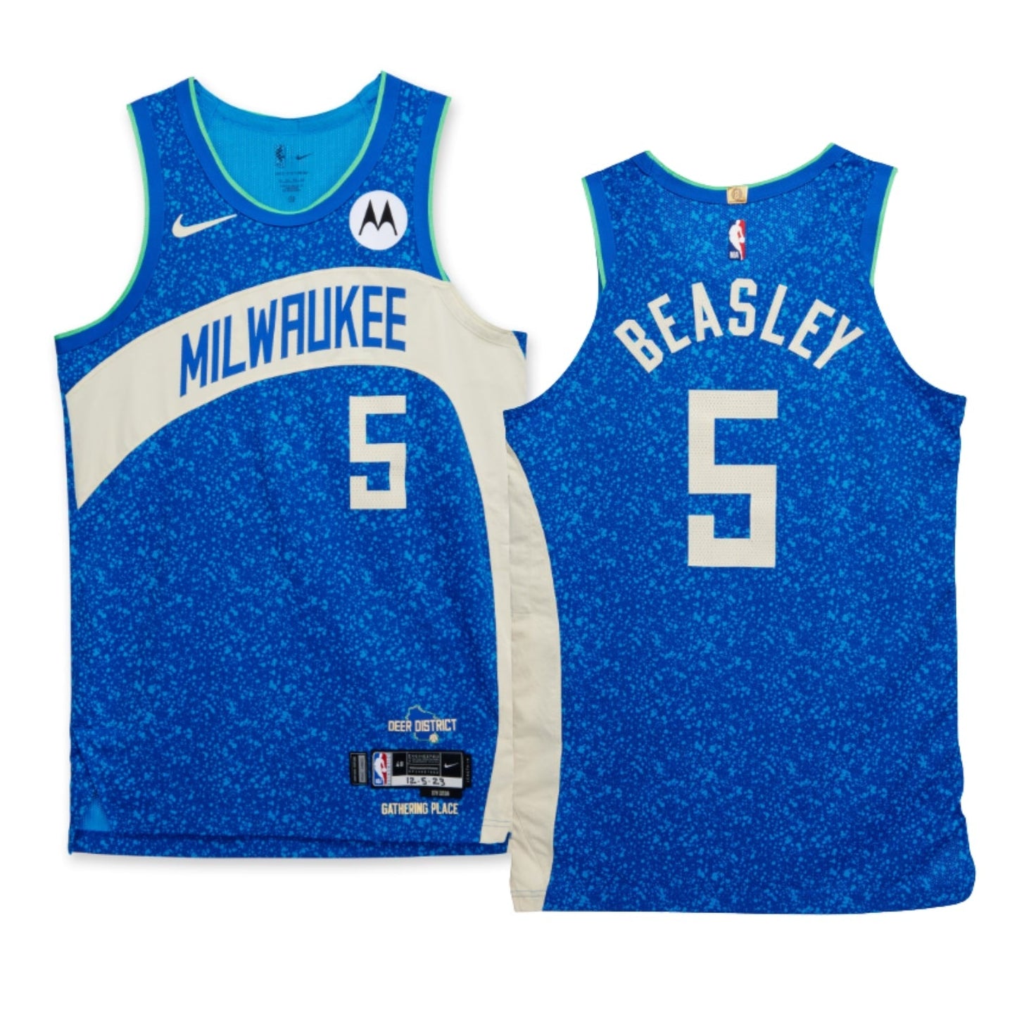 Basketball Malik Beasley Milwaukee Bucks 5 Jersey