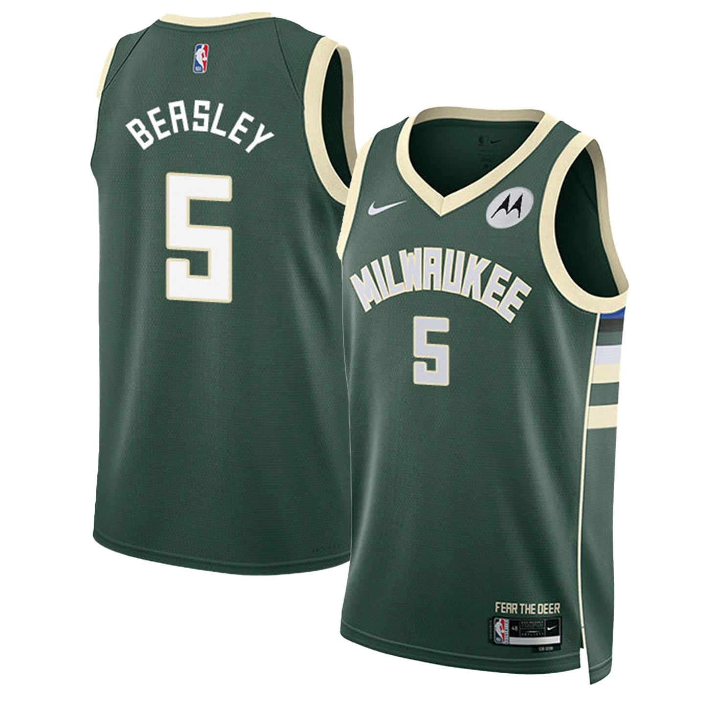 Malik Beasley Milwaukee Bucks 5 Jersey