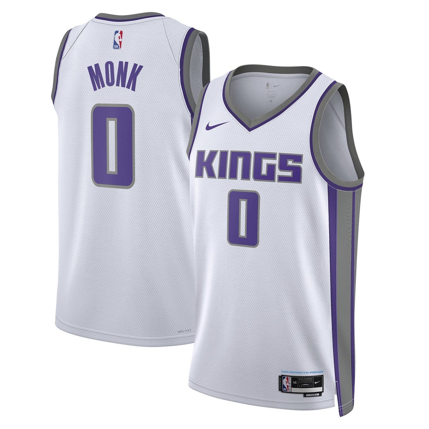 Malik Monk Sacramento Kings 0 Jersey