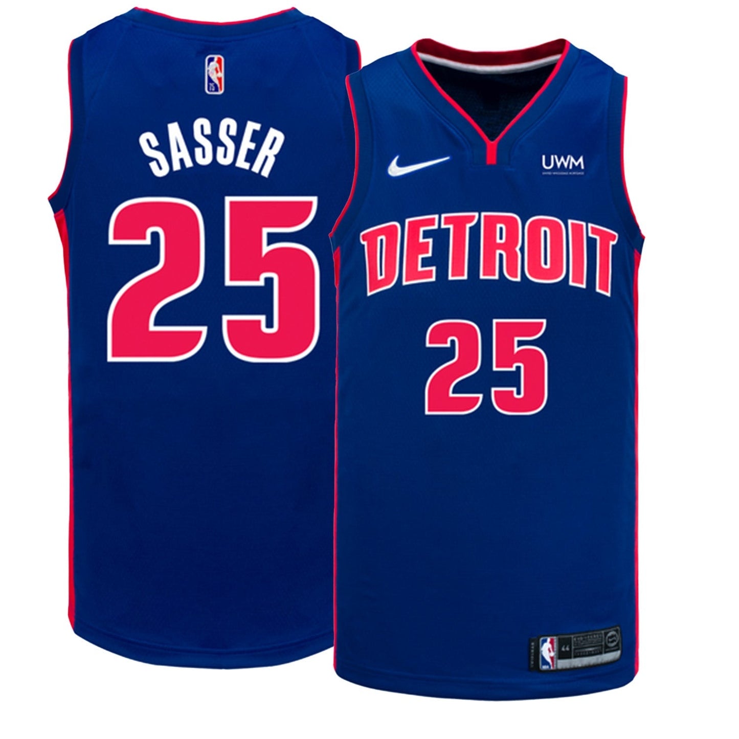 Basketball Marcus Sasser Detroit Pistons 25 Jersey
