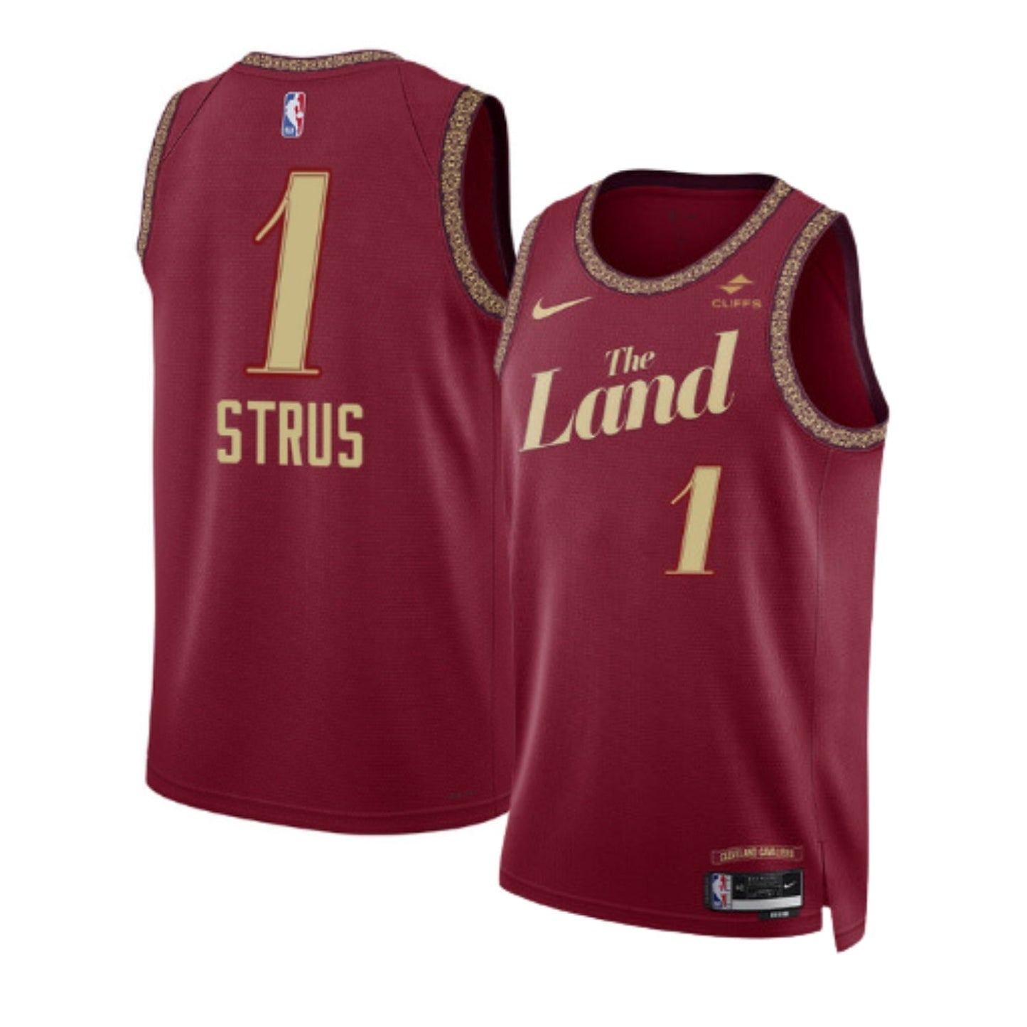 Max Strus Cleveland Cavaliers 1 Jersey