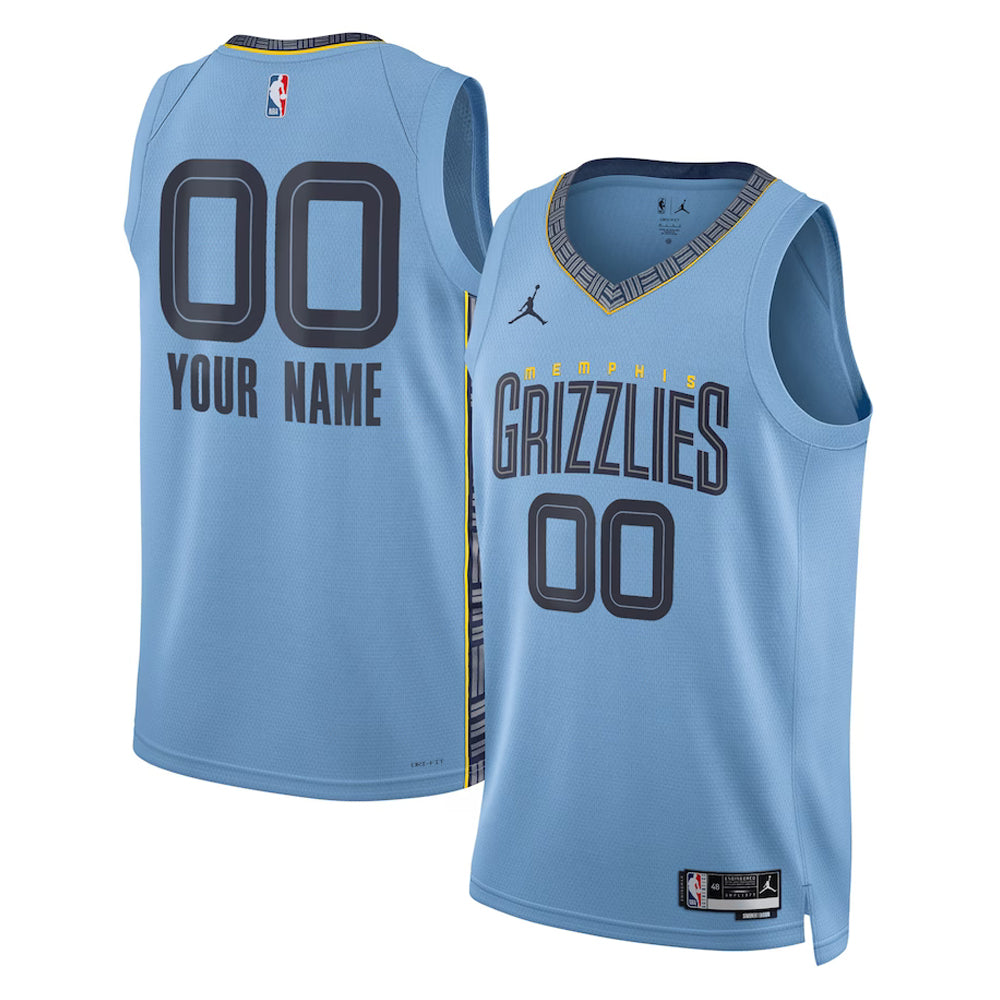 Memphis Grizzlies Blank Custom Jersey