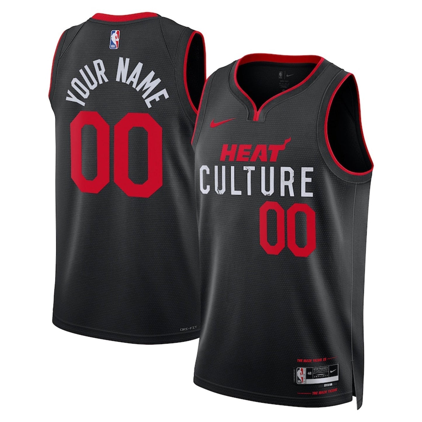 Miami Heat Blank Custom Jersey