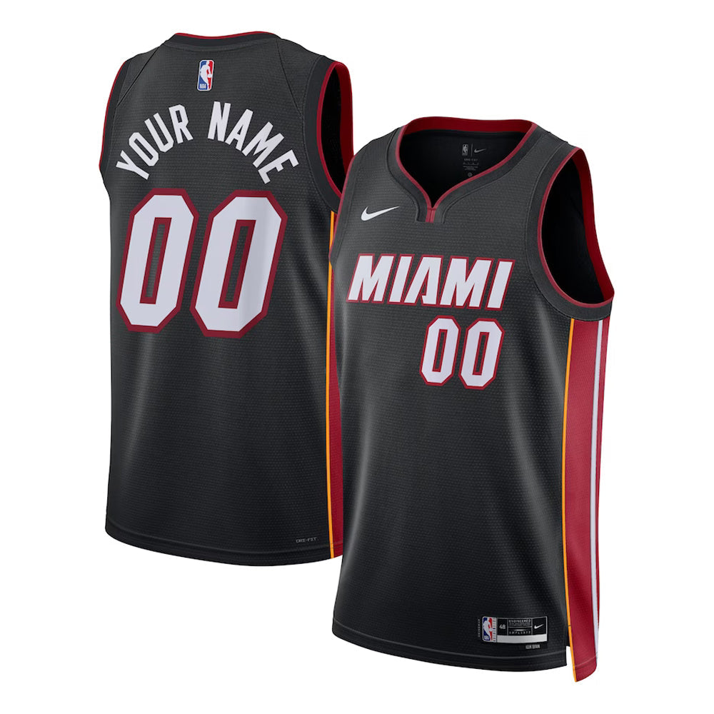 Basketball Miami Heat Blank Custom Jersey