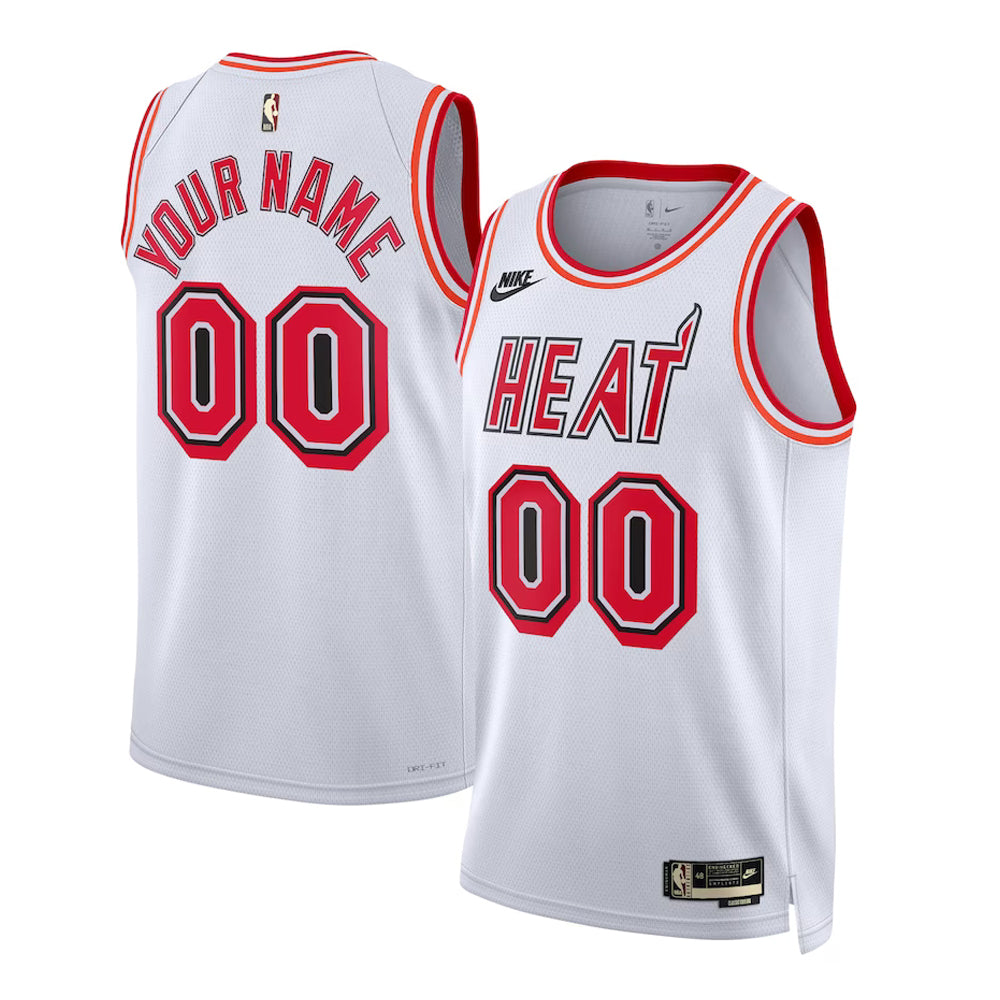 Basketball Miami Heat Blank Custom Jersey