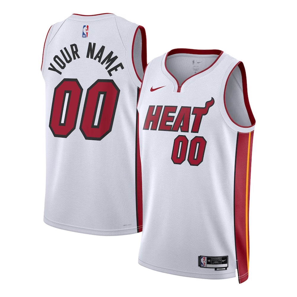 Basketball Miami Heat Blank Custom Jersey
