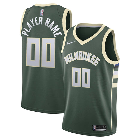 Basketball Milwaukee Bucks Blank Custom Jersey