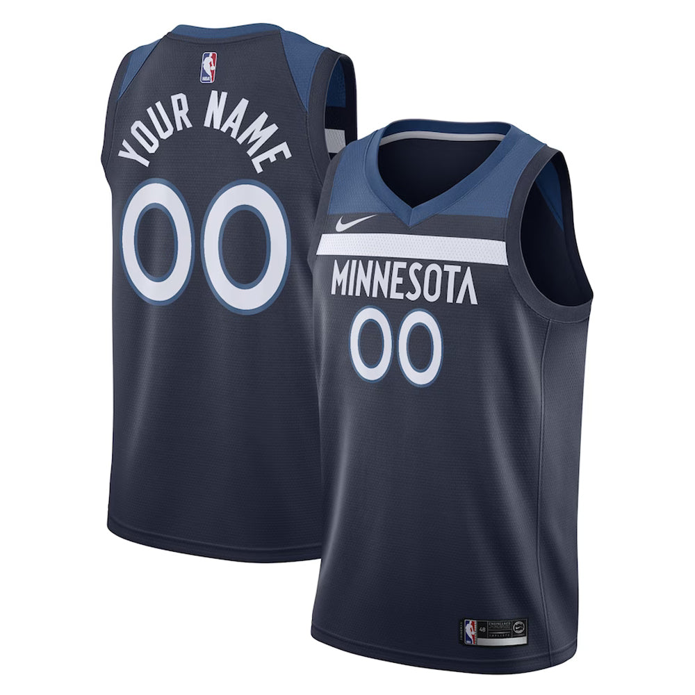 Minnesota Timberwolves Blank Custom Jersey