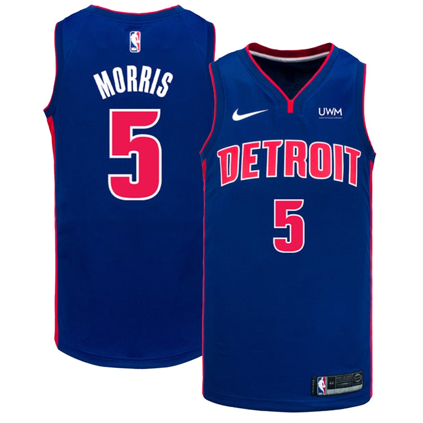 Basketball Monte Morris Detroit Pistons 5 Jersey