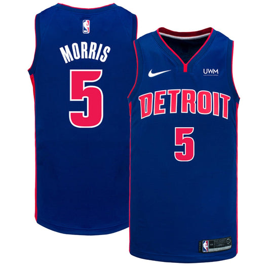 Basketball Monte Morris Detroit Pistons 5 Jersey