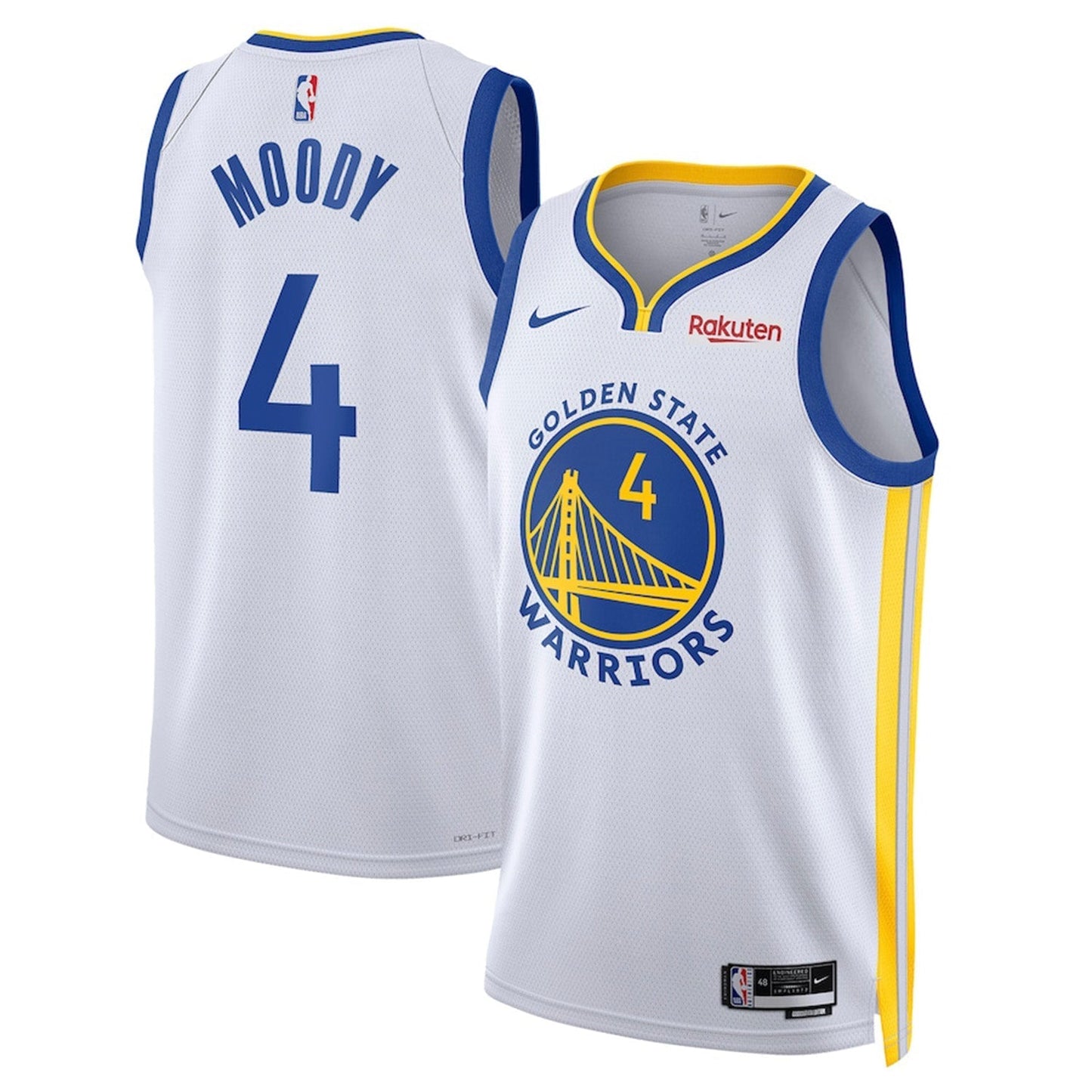 Moses Moody Golden State Warriors 4 Jersey