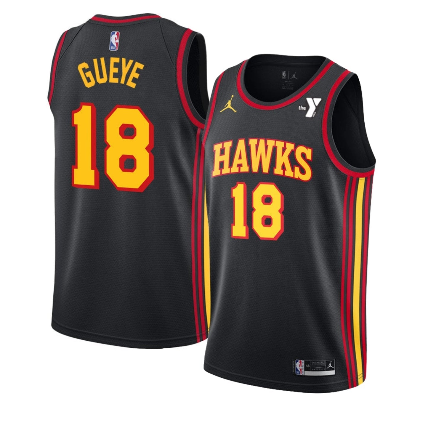 Basketball Mouhamed Gueye Atlanta Hawks 18 Jersey