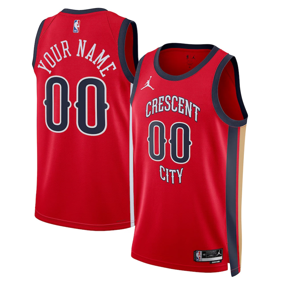 Basketball New Orleans Pelicans Blank Custom Jersey