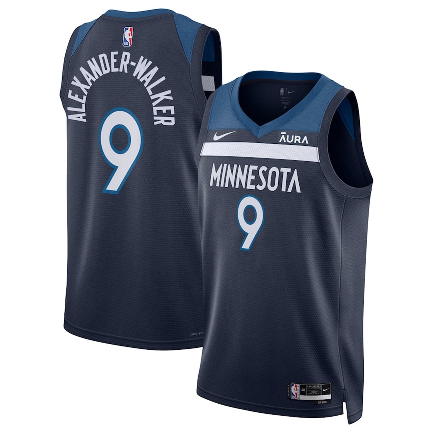 Basketball Nickeil Alexander-Walker Minnesota Timberwolves 9 Jersey