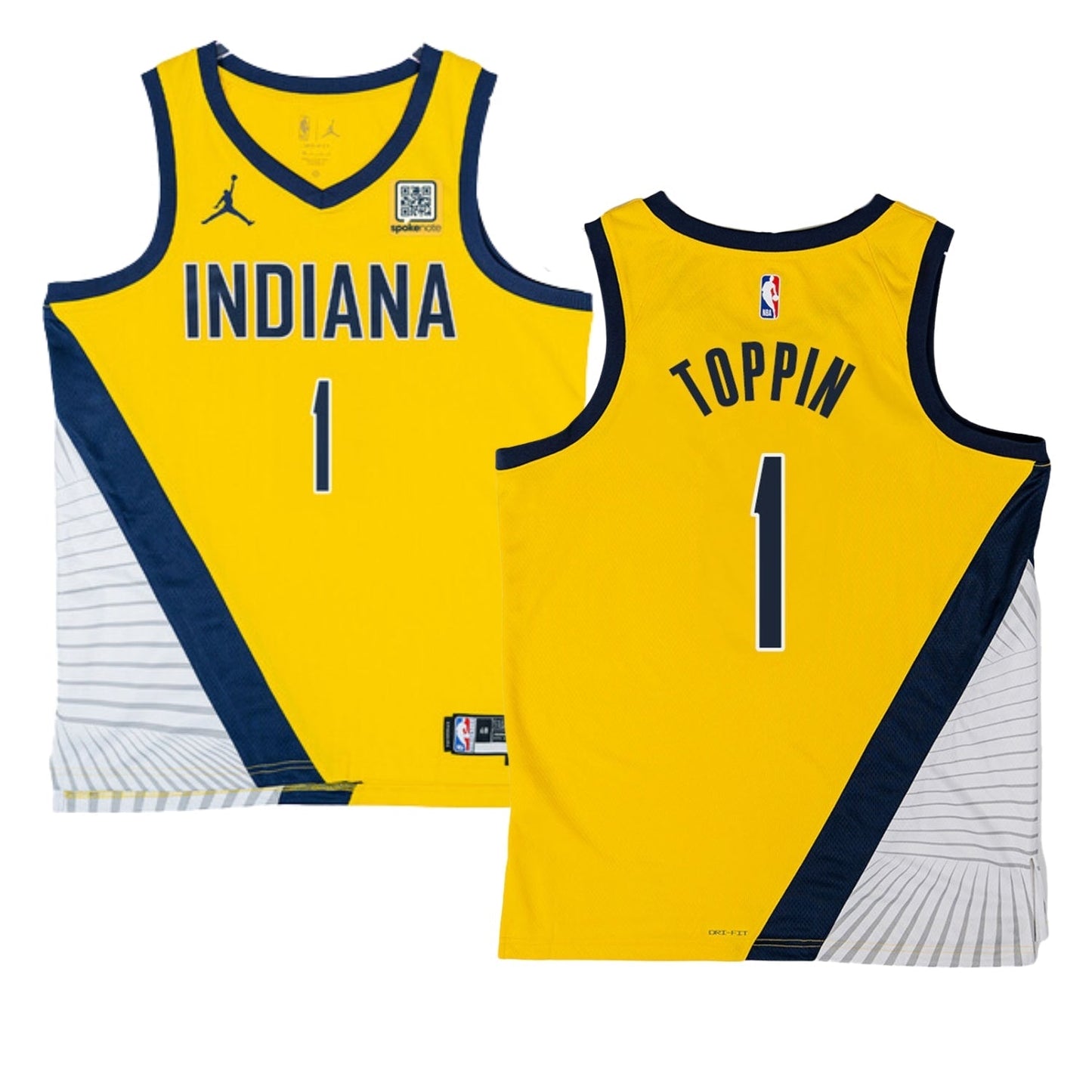 Basketball Obi Toppin Indiana Pacers 1 Jersey