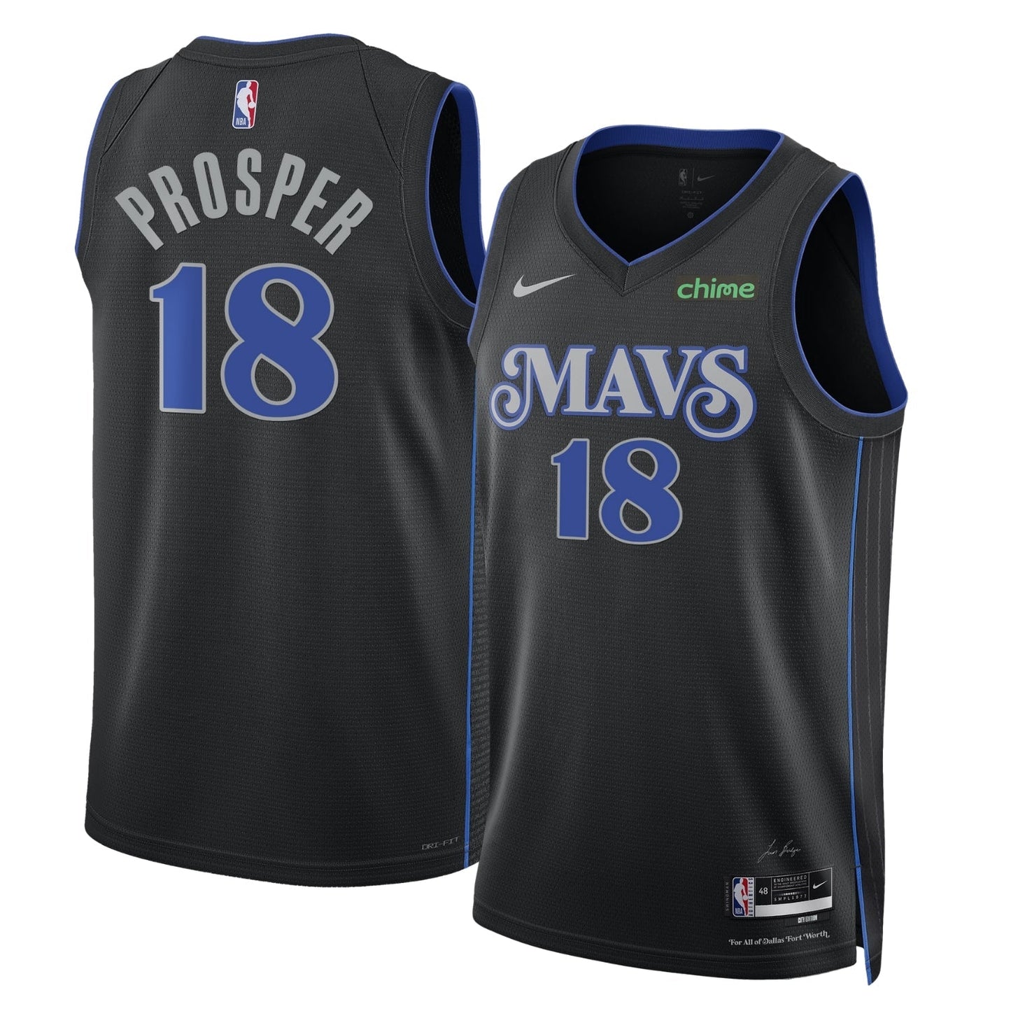 Basketball Olivier Maxence Prosper Dallas Mavericks 18 Jersey