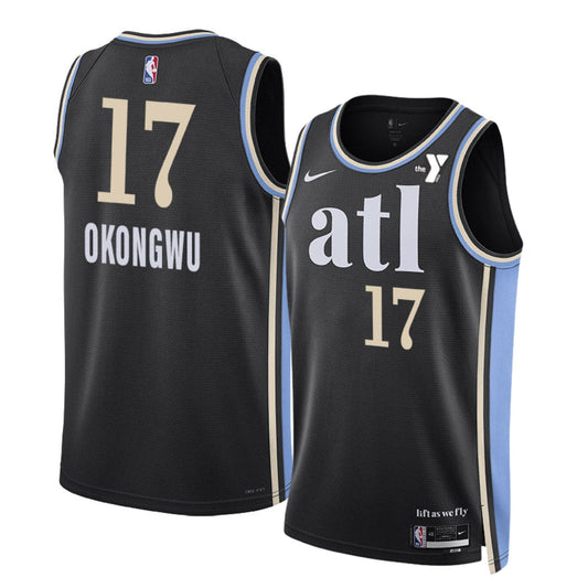 Onyeka Okongwu Atlanta Hawks 17 Jersey