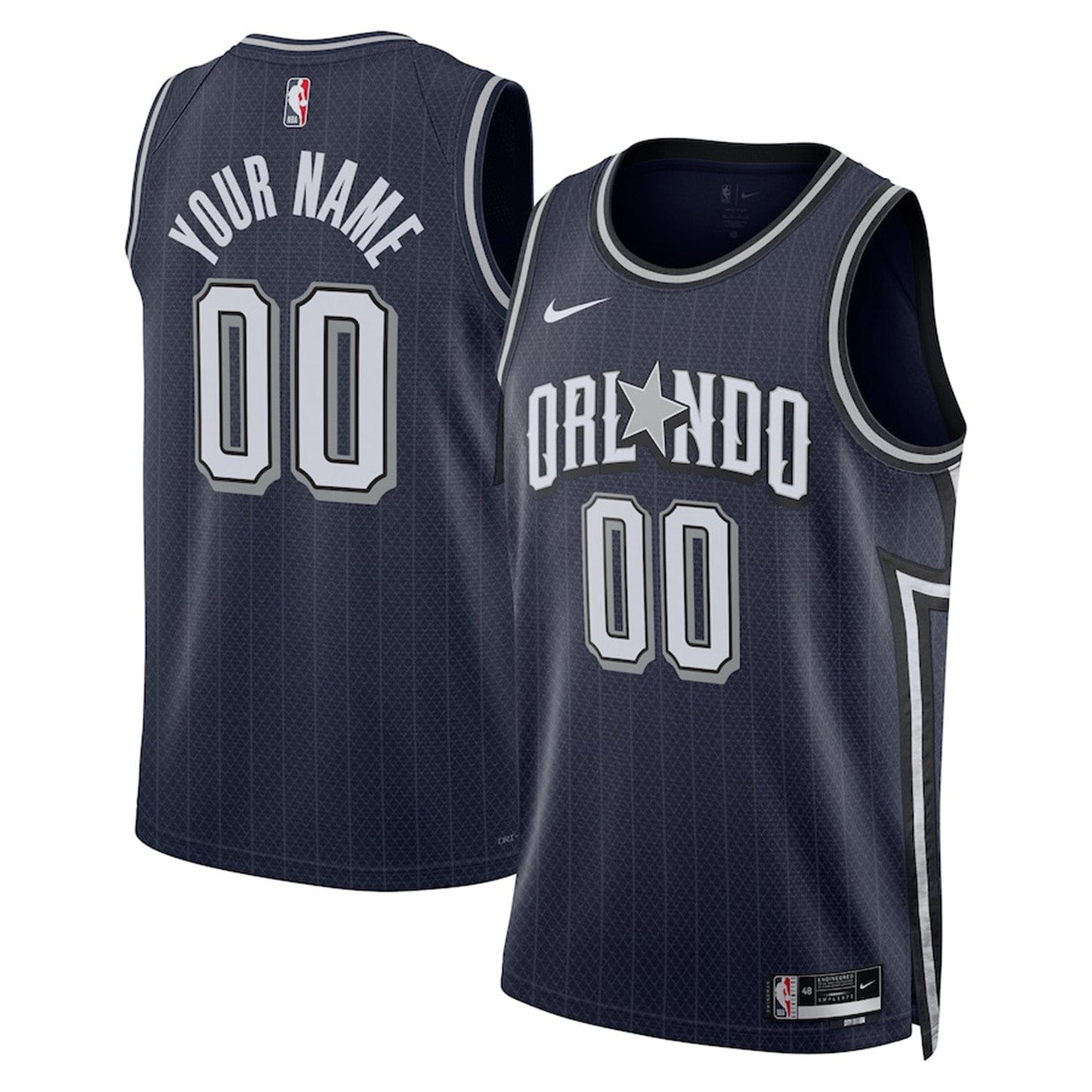Basketball Orlando Magic Blank Custom Jersey